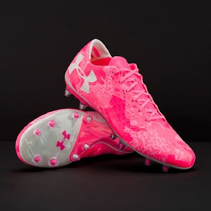 pink under armour boots
