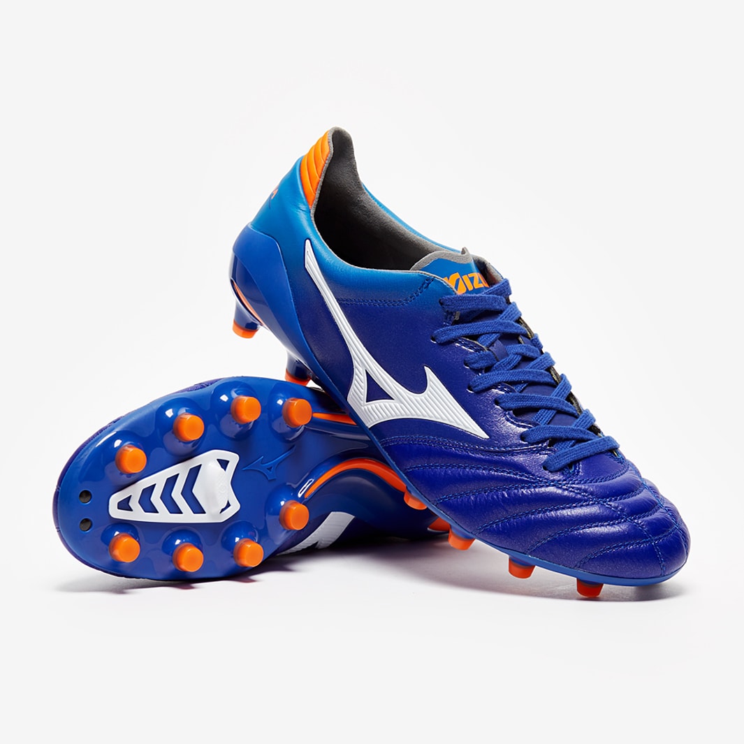 Mizuno morelia neo ii mij soccer cleat - clearance clownfish/white/black